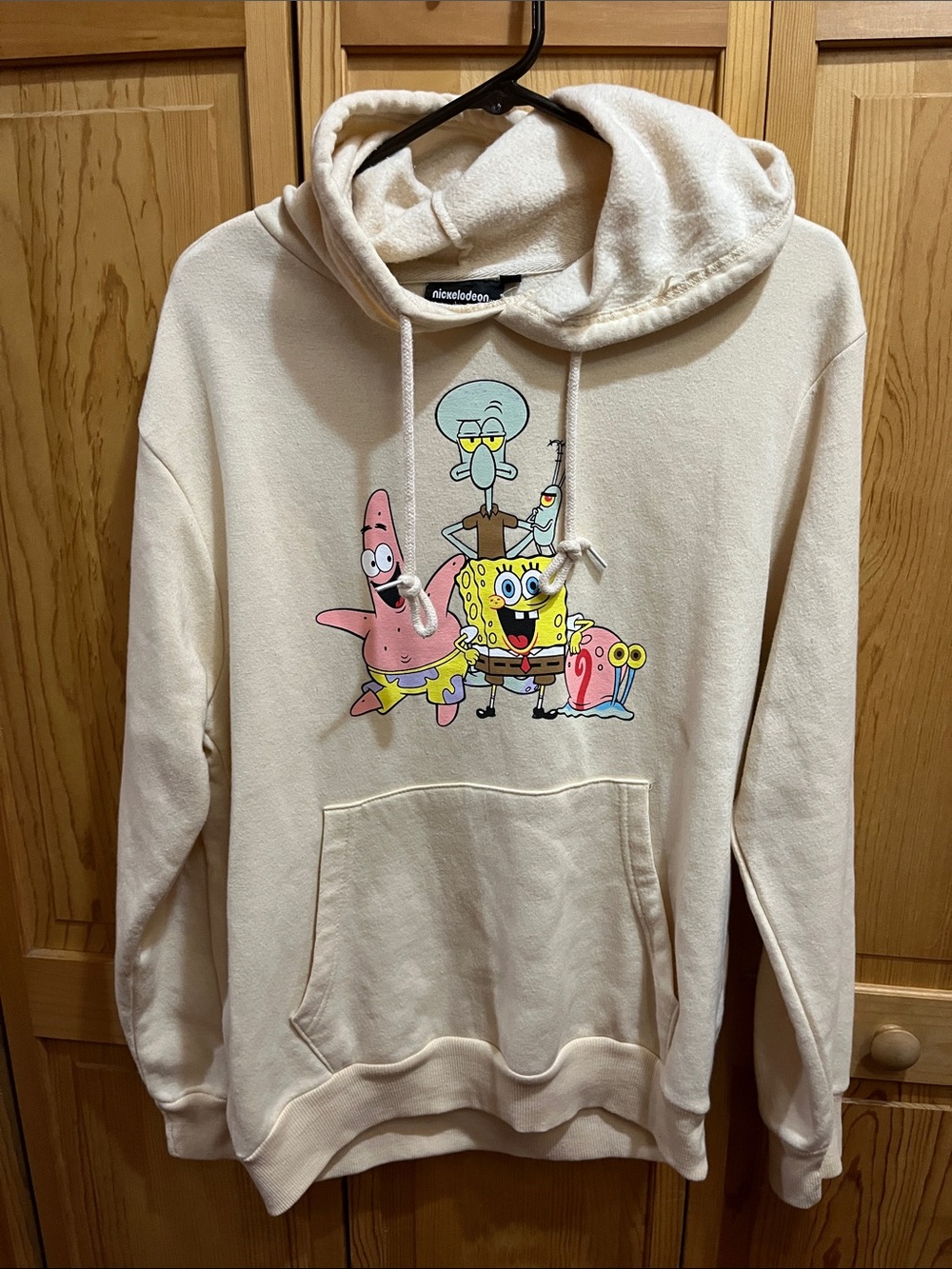 Nickelodeon Cream SpongeBob Group Hoodie